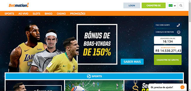 Betmotion cadastre-se