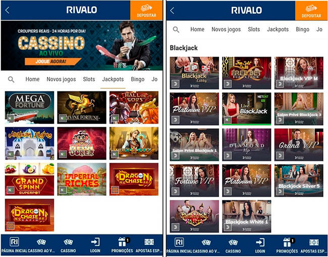 Rivalo app