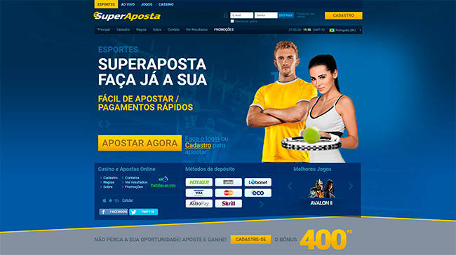 Superaposta home page