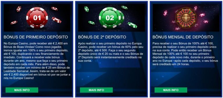 Europa Casino \u00e9 confiavel? \u1408 B\u00f4nus 2024 | Nova Cassino Online