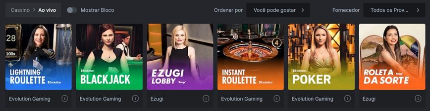 Casino ao vivo