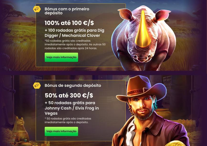 Bônus de boas-vindas