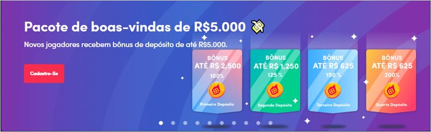 Bônus de boas-vindas da Blaze