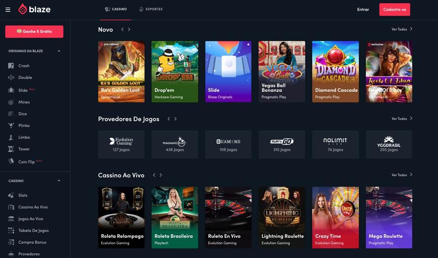 Jogos da Blaze
